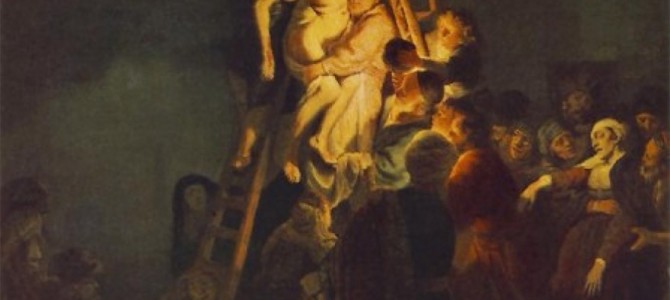 Снятие с креста, Рембрандт